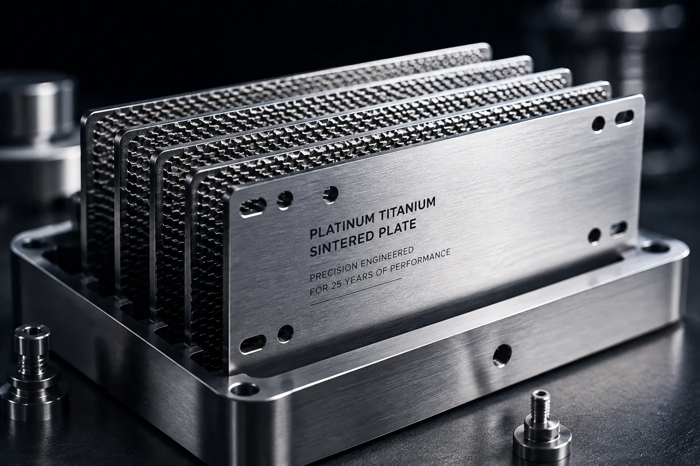 SOMAWA platinum-titanium sintered plates — precision engineered for 25 years